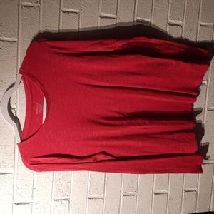 Merona Red Long Sleeve Tee